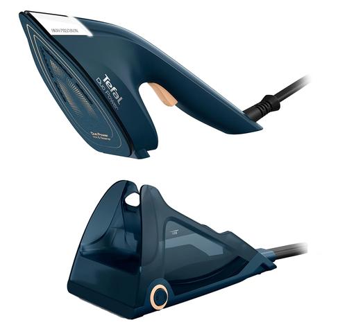 Aparat de calcat vertical cu abur TEFAL Duo Power JF4032E0, 1700 W, 180g/min, 400ml (Albastru)