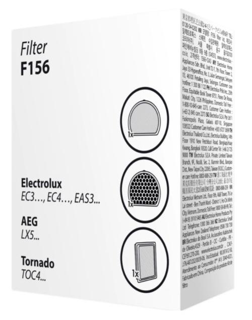 Set 3 filtre Electrolux F156 pentru aspiratoarele fara sac din gama Ease C4