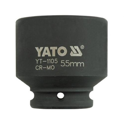Cheie tubulara Yato YT-1105 hexagonala de impact 55 mm prindere patrat 3/4 inch
