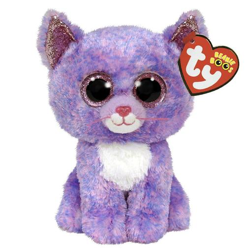 Jucarie de plus TY Pisica Lavanda, 15cm