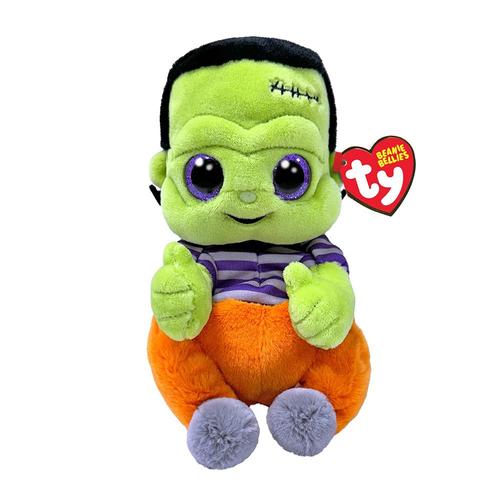 Jucarie de plus TY Beanie Bellies Victor Monstrul Frankenstein, 15cm