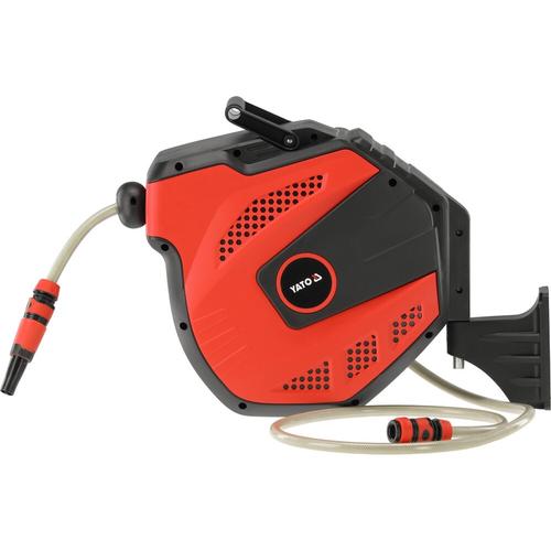 Furtun de apa pe tambur Yato YT-24258, lungime 15 m, 1/2 inch, 8 bar