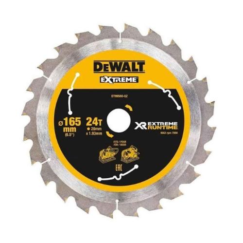 Panza fierastrau circular DeWalt DT99560-QZ, 165 x 20 mm, 24 dinti (Argintiu)