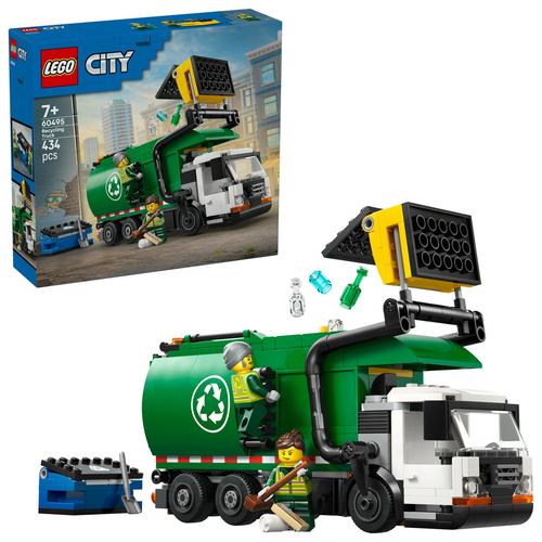 LEGO® City 60495 Camion de reciclare, 434 de piese