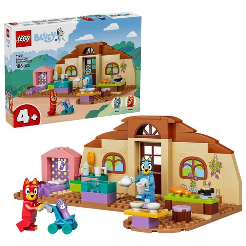 LEGO® Bluey La scoala cu Rusty și Blue 11221, 106 de piese