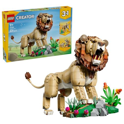 LEGO® Creator Animale salbatice: Leu maiestuos 31386, 839 de piese