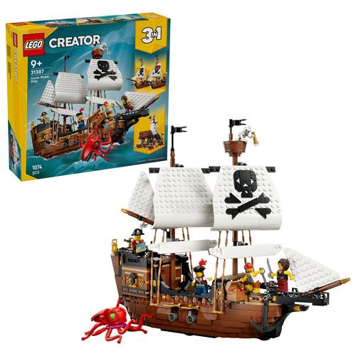 LEGO® Creator Corabie de pirati emblematica 31387, 1074 de piese