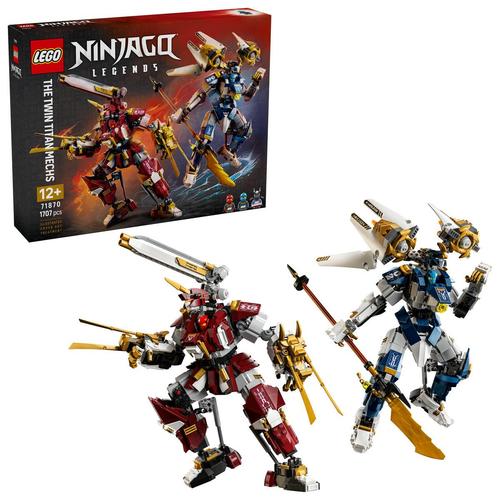 LEGO® Ninjago Robotii Titan gemeni 71870, 1707 de piese