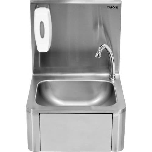 Lavoar Yato YG-10010 Inox, Actionare cu genunchi, 40x33x57 (Argintiu)