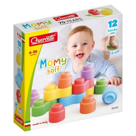 Set constructie Quercetti Momy Soft, 12 piese