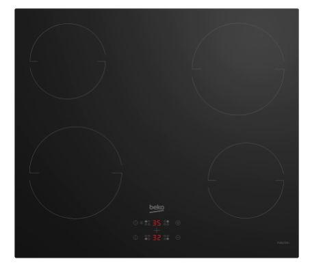Plita incorporabila Beko HII64401MT, 4 Zone de gatit, Inductie (Negru)