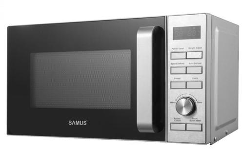 Cuptor cu microunde Samus SMC-20DX1, 20 L, 700 W (Argintiu)