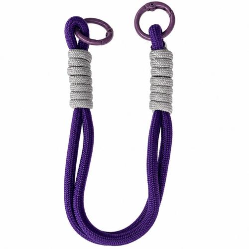 Snur de mana Lemontti pentru telefon Braided, 26cm, Mov