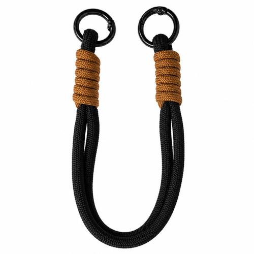 Snur de mana Lemontti pentru telefon Braided, 26cm, Negru