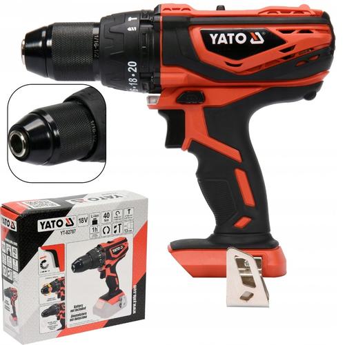Masina de gaurit si insurubat YATO YT-82787, 18V, 2 viteze, LED, fara acumulator si incarcator