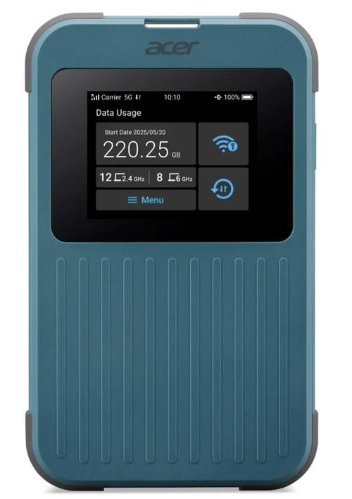 Router Wireless Acer Connect Enduro M4, 5G, Wifi 6, Baterie 8000mAh, USB-C 3.0 (Verde)