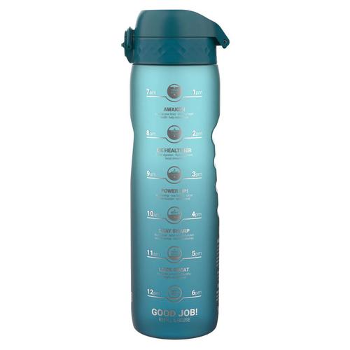 Sticla apa Times To Drink, recyclon, 1L, Teal&Blue - Ion8
