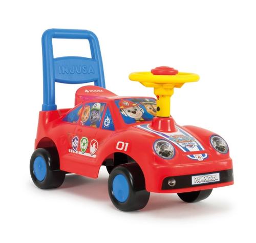 Masinuta pentru copii tip ride-on Injusa Paw Patrol, cu maner pentru impins, fara pedale, 12 luni+
