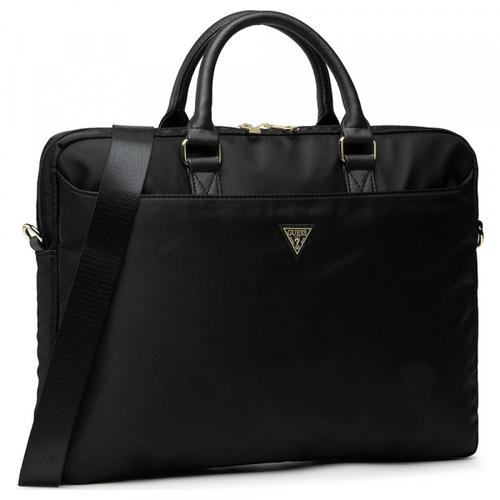 Geanta Guess Triangle Logo pentru Laptop 16inch, Neagra
