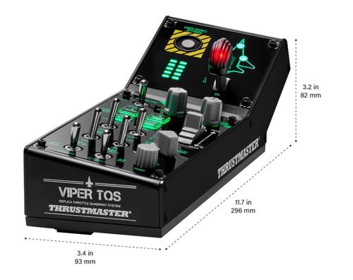 Panoul de control Thrustmaster VIPER Panel, USB, PC (Negru)