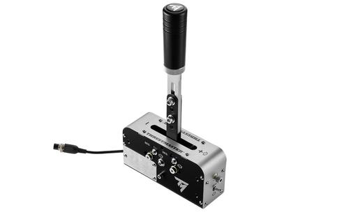 Frana de mana Thrustmaster TSS Handbrake WW Version pentru PlayStation 4, PlayStation 5, Xbox One, Xbox Series X/S, PC (Argintiu)