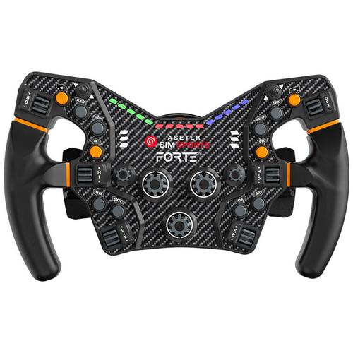 Volan Asetek SimSports The Forte Formula, PC  (Negru/Portocaliu)