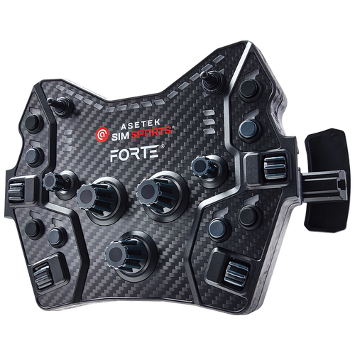 Cutie butoane pentru volan Asetek SimSports Forte GT Black Edition (Negru)