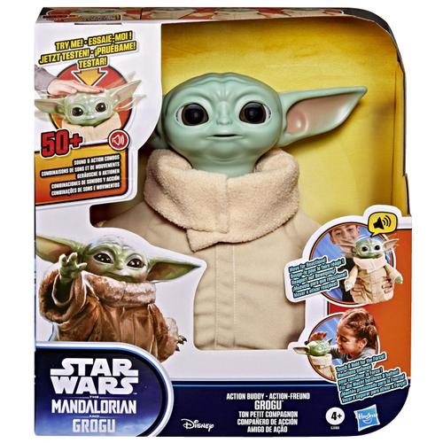 Figurina interactiva Star Wars: The Mandalorian, Action Buddy Grogu, cu sunete, 25 cm
