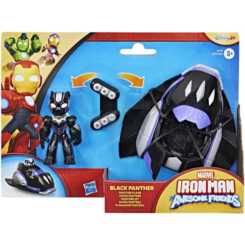 Set de joaca 2 in 1 Iron Man and his Amazing Friends - Black Panther
