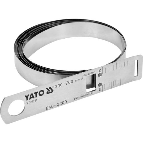 Banda Din Otel Inoxidabil Pentru Masurarea Diametrului Yato YT-71701, 940-2200/0.1Mm
