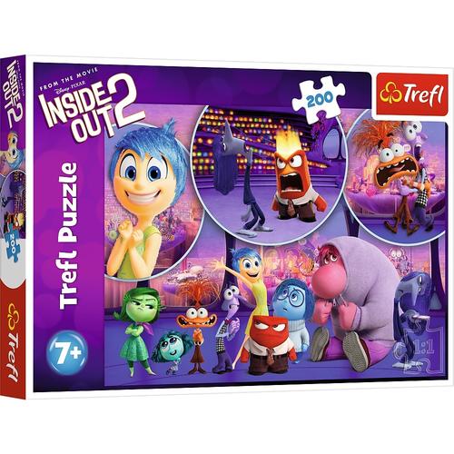 Puzzle Trefl - Disney Inside out 2, Emotiile copiilor, 200 piese