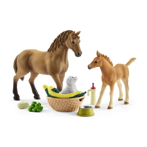 Set figurine Schleich, Ingrijirea animalutelor Sarei