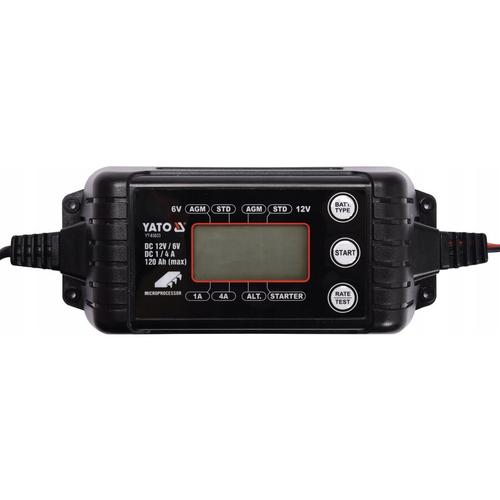 Redresor digital Yato YT-83033, 6/12V, 1/4A, 120Ah