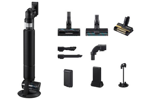 Aspirator vertical Samsung Bespoke AI Jet Ultra, VS90F40DEK/GE, 1300 W, Putere aspirare 400 W, Curatare cu AI, Aspirare ciclonica, Recipient 0.5 l (Negru)