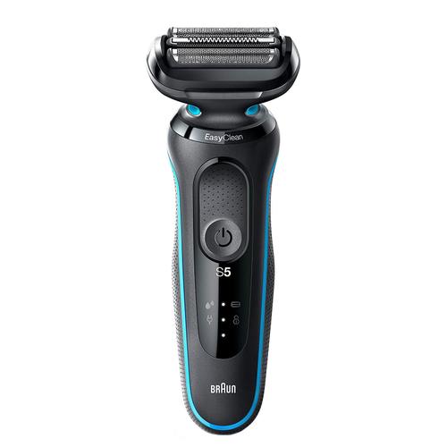 Aparat de ras electric Braun Series 5 50-M4500cs, Sistem EasyClean, 3 lame flexibile, Water Resistant, Mint Green