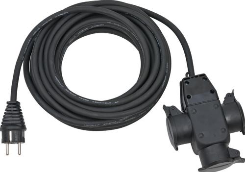 Prelungitor Brennenstuhl 1167810301, 3 prize, 10 m, IP44 (Negru)