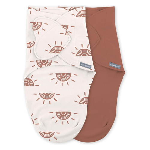 Set 2 sisteme de infasare Ingenuity  Swaddle Me 0-3 luni, colectia Monogram Rising Sun