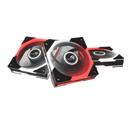 Ventilatoare ASUS ROG EURUX GR120 ARGB Reverse Triple Pack, FDB, 2200 RPM, 70 CFM, 3.0 mmH2O (Negru)