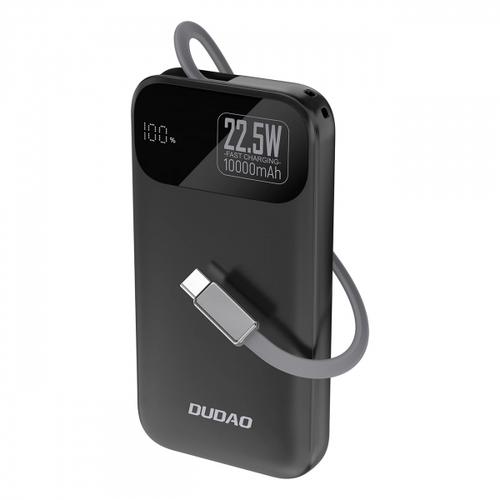 Baterie Externa Dudao K31, 10000mAh, 22.5W, PD, 2 x USB-C (Negru)