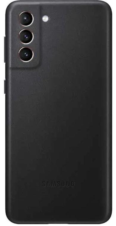 Protectie Spate Samsung Leather Cover EF-VG996LBEGWW pentru Samsung Galaxy S21 Plus (Negru)