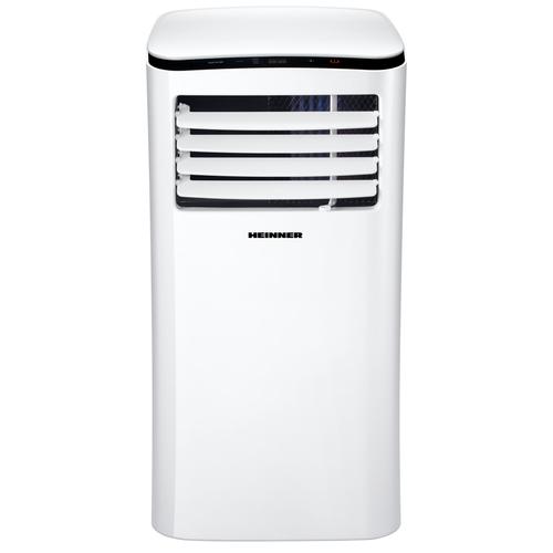 Aparat de aer conditionat portabil Heinner 9000 BTU, Display LED, Temporizator, Functie Sleep, Auto Restart, Kit instalare inclus, Alb, HPAC-09WH