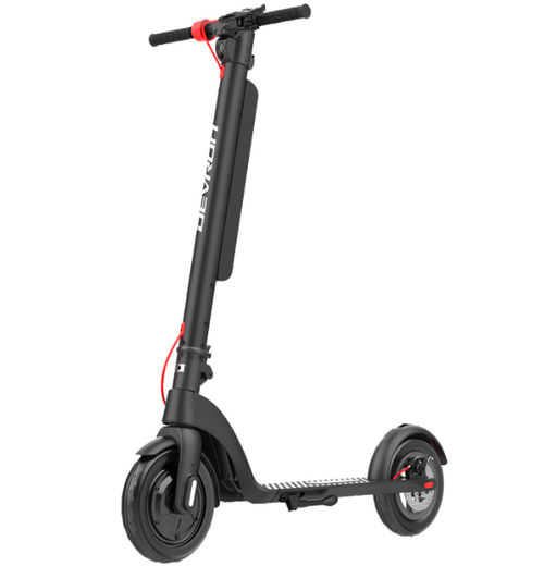 Trotineta Electrica Pliabila Devron Zerga, baterie detasabila, motor 350W, viteza maxima 25 km/h, autonomie 30km (Negru)