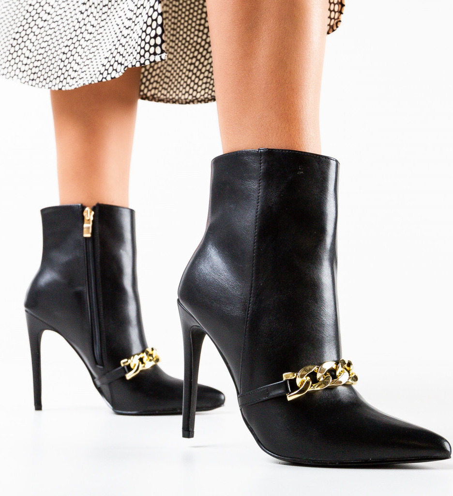 Botine dama Mischa Negre