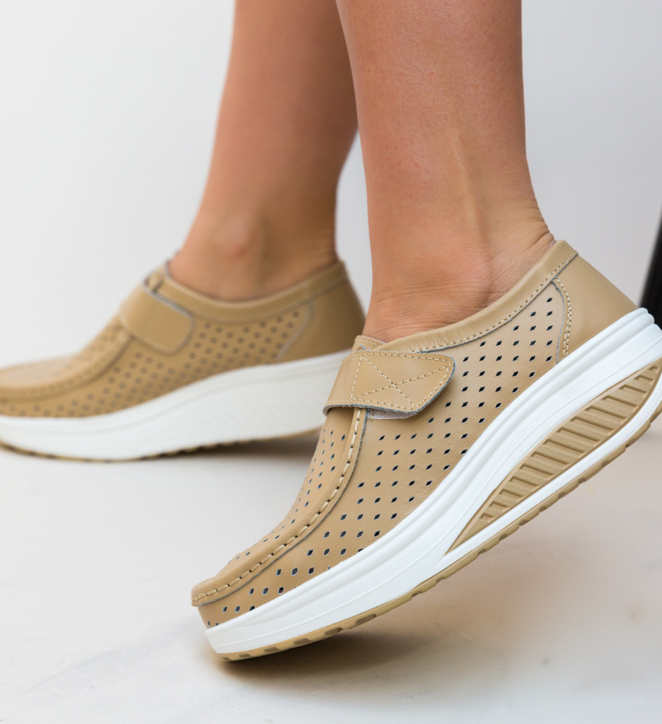 Pantofi Casual Bozta Bej