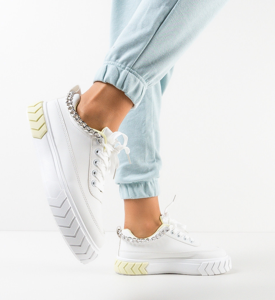 Sneakers dama Jobe Galbeni