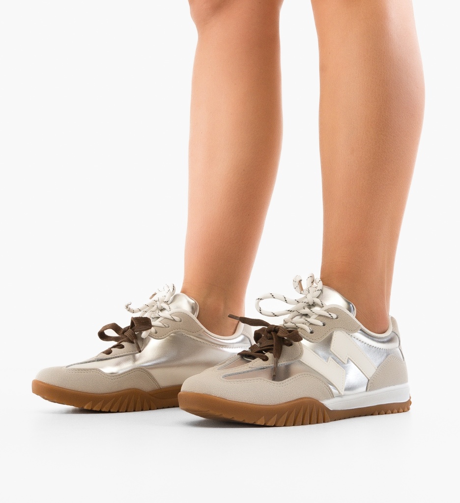 Pantofi Sport Velma Argintii