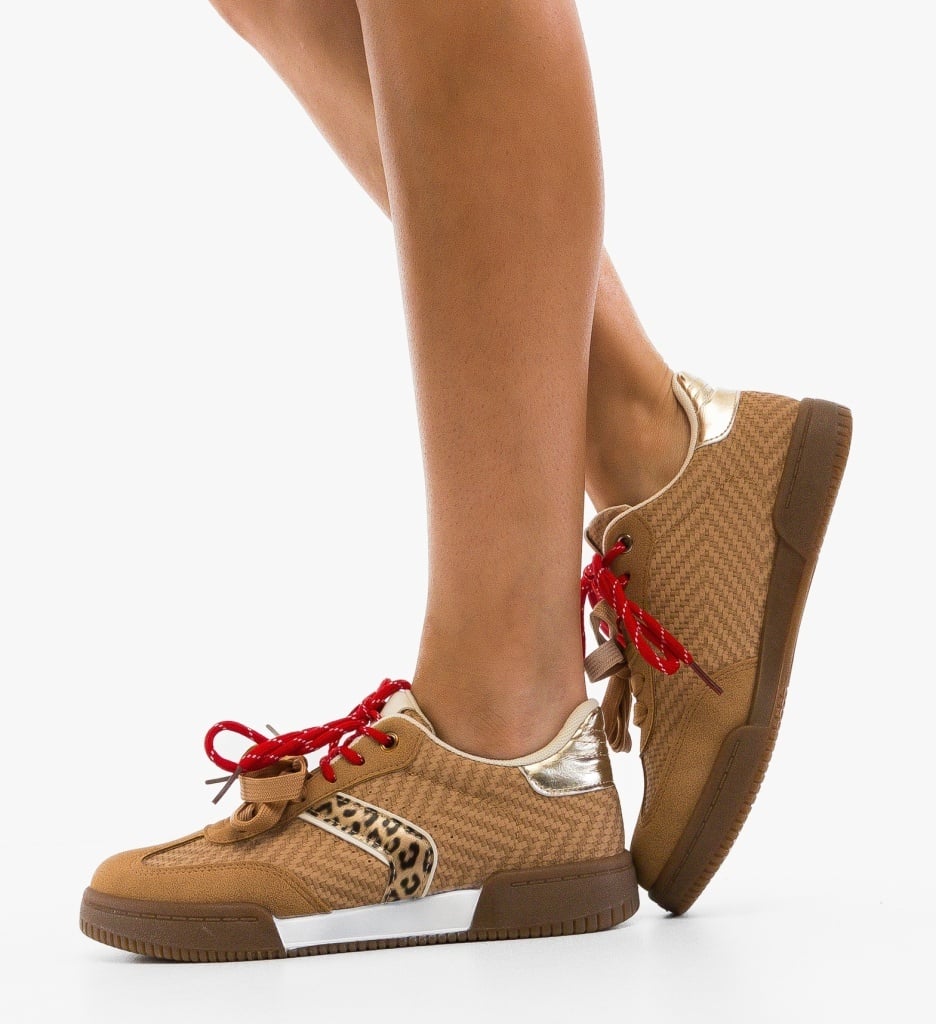 Sneakers dama Kabber Khaki