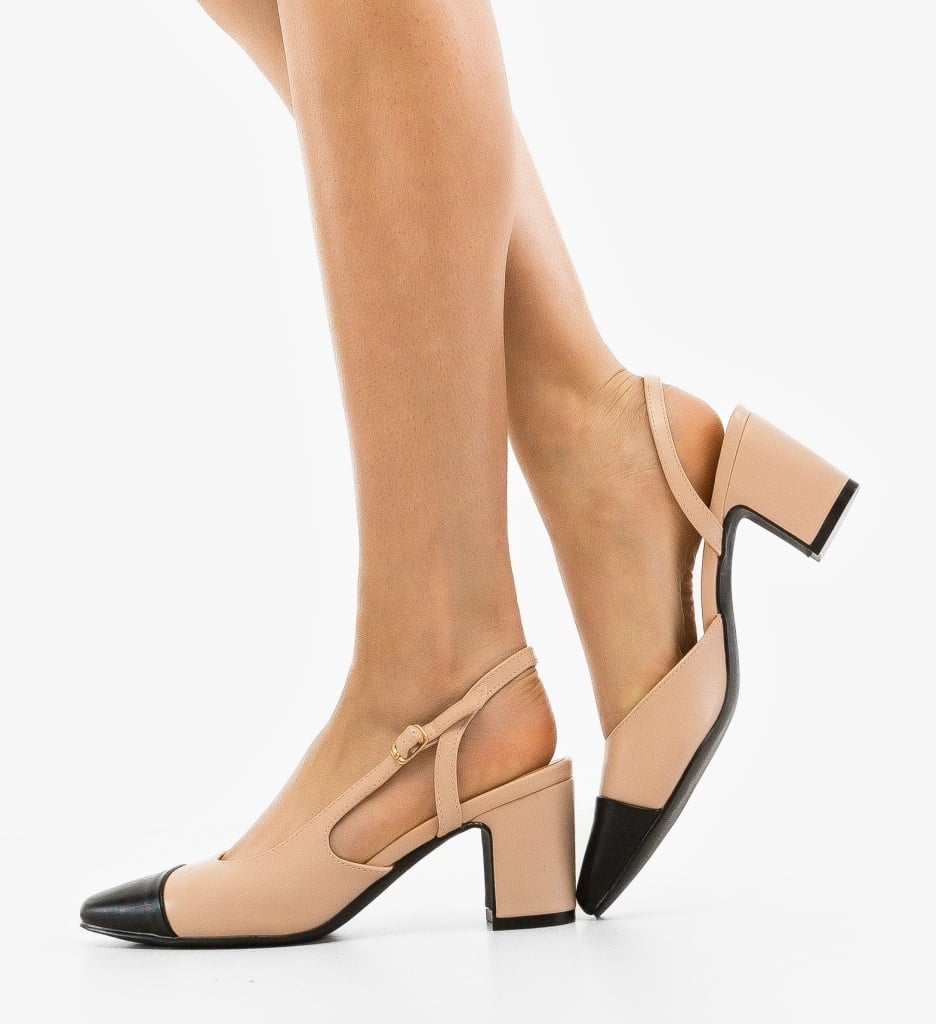 Pantofi dama Miles Nude