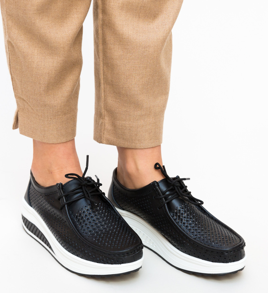 Pantofi Casual Baroco Negri