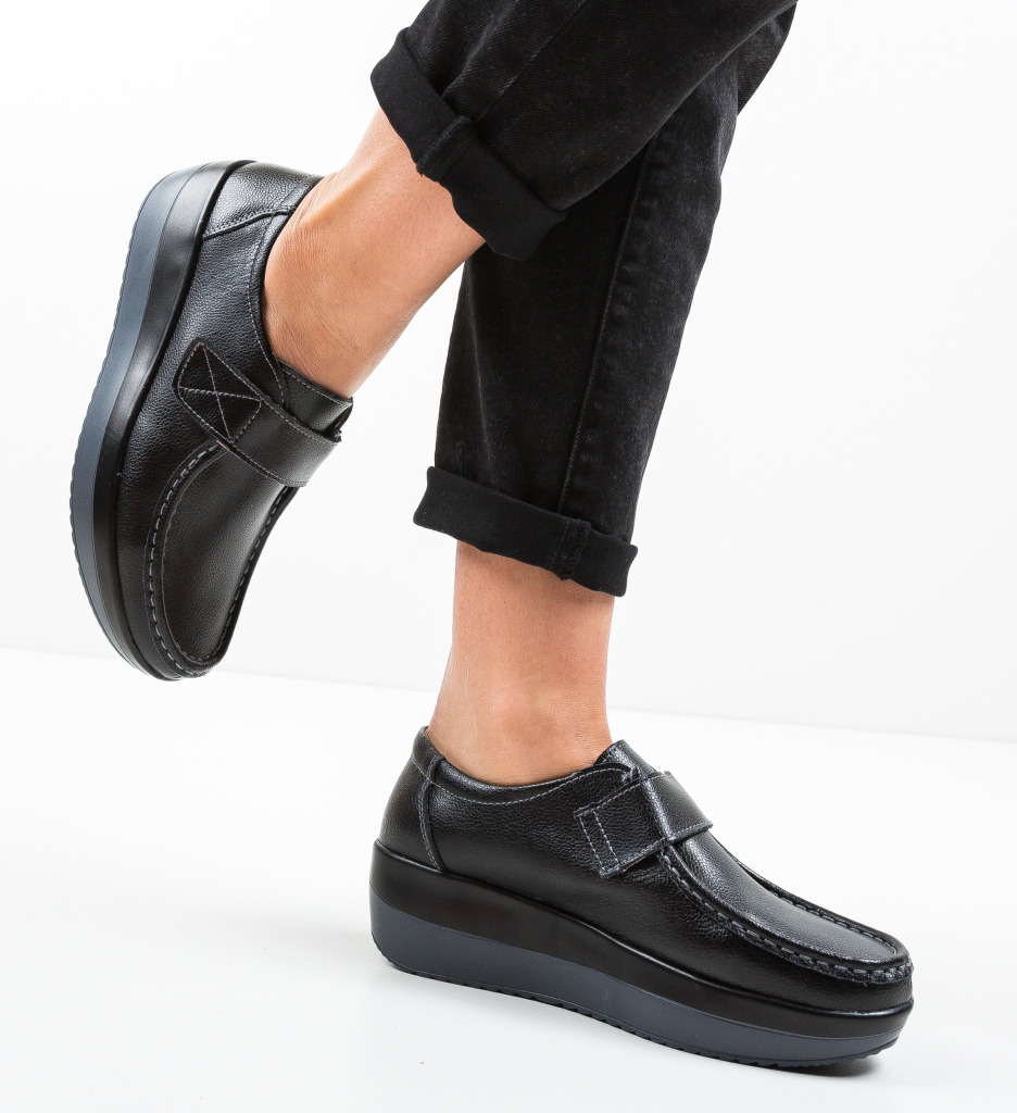 Pantofi Casual Groma Negri